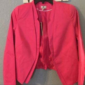 Worthington blazer junior pink small new with tag